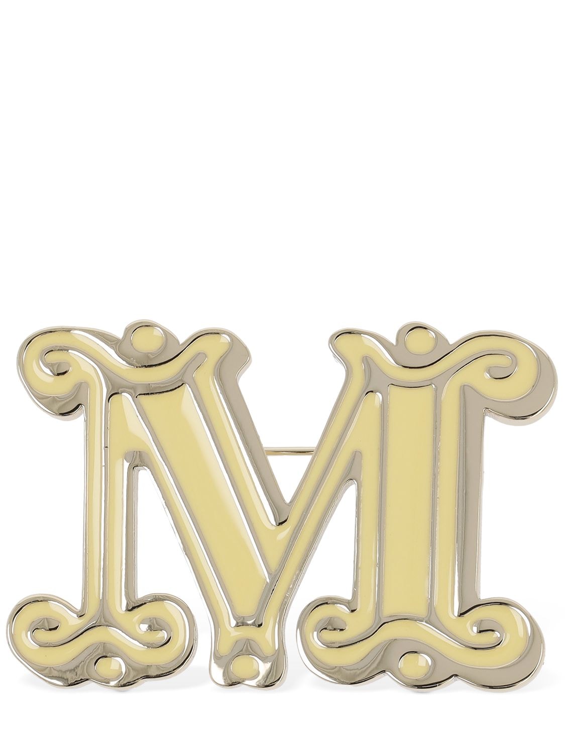 Emaille-brosche Mit Monogramm - MAX MARA - Modalova