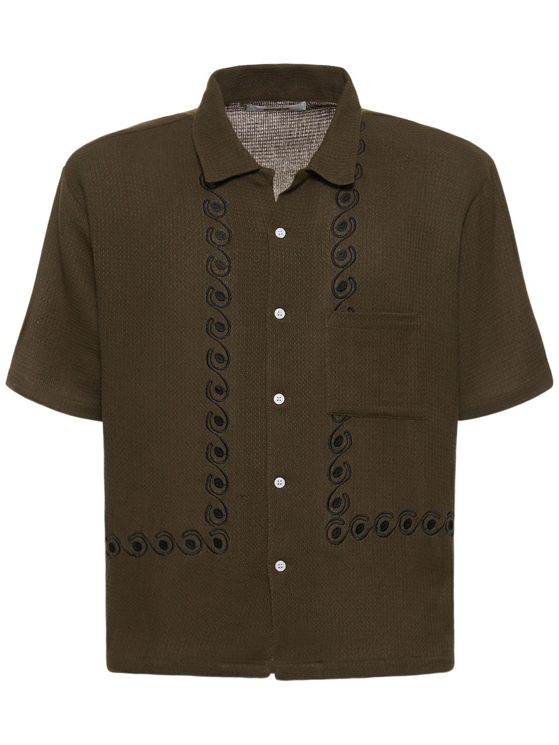 Camicia Amorino In Cotone Con Ricami - GIMAGUAS - Modalova