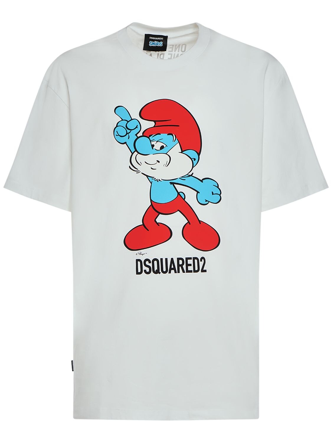 Papa Smurf Regular Fit T-shirt - DSQUARED2 - Modalova