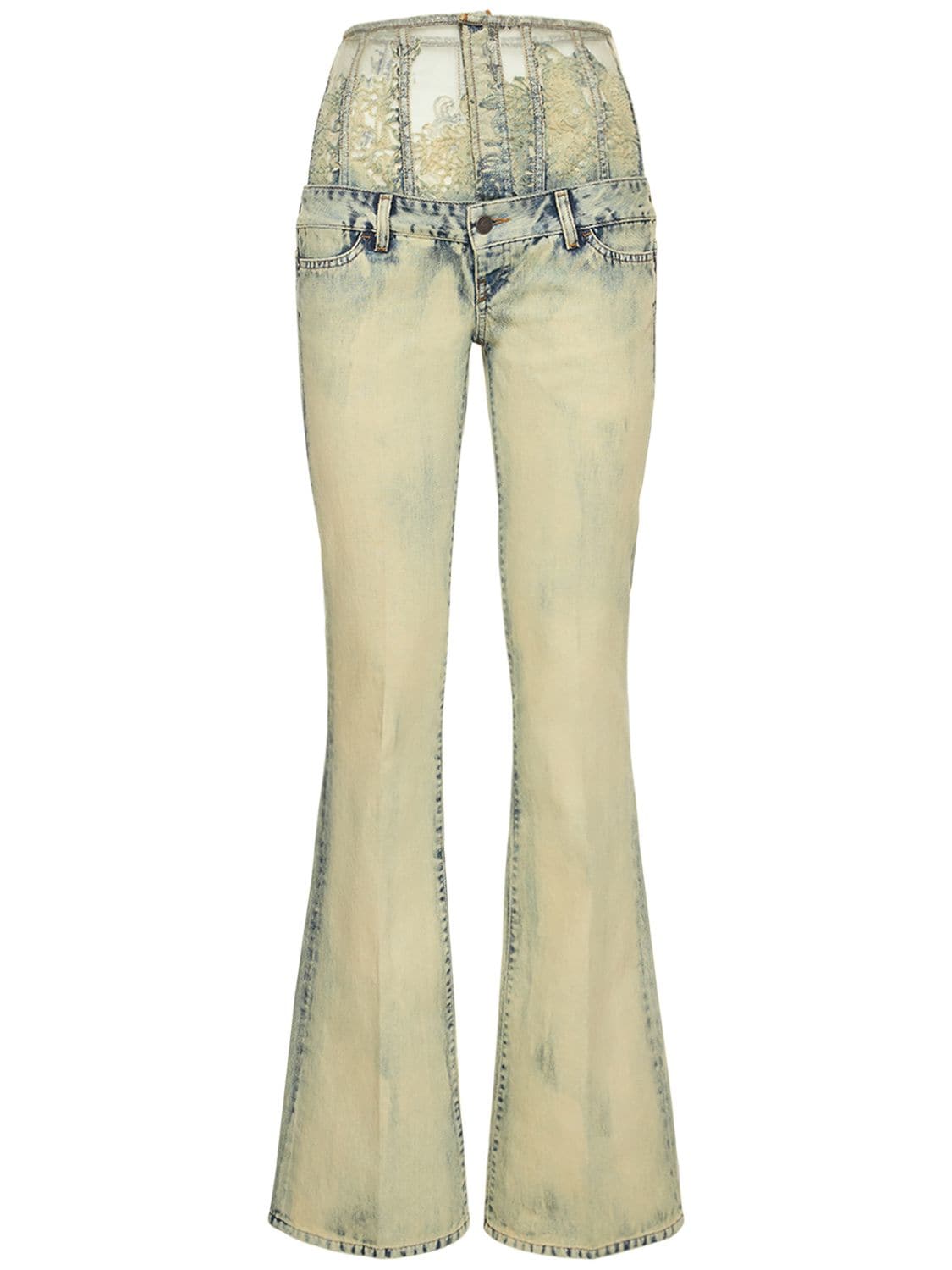 D-ebbeycorset Jeans W/ Lace - DIESEL - Modalova