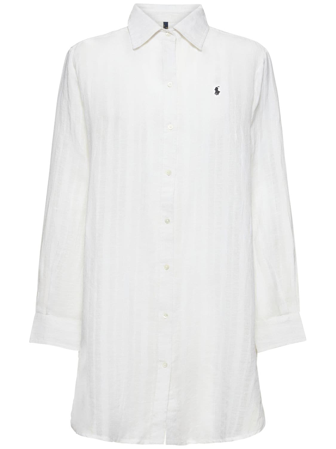 Cotton And Linen Gauze Shirt - POLO RALPH LAUREN - Modalova