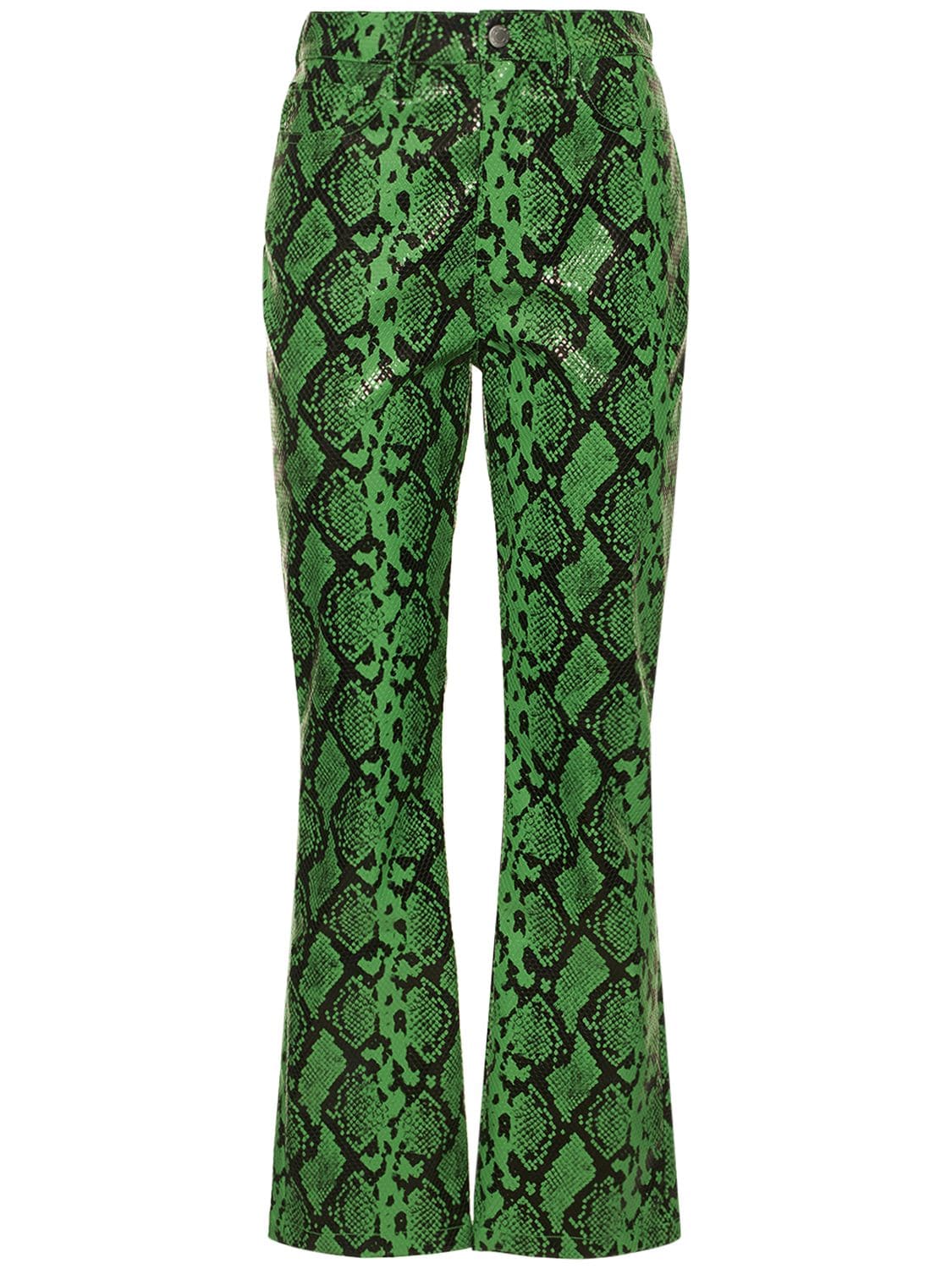 Natty Snake Printed Leather Pants - SIMON MILLER - Modalova