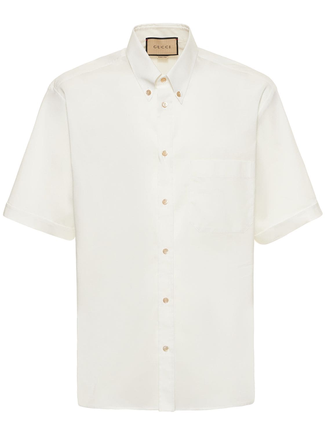 Cotton Blend Shirt - GUCCI - Modalova