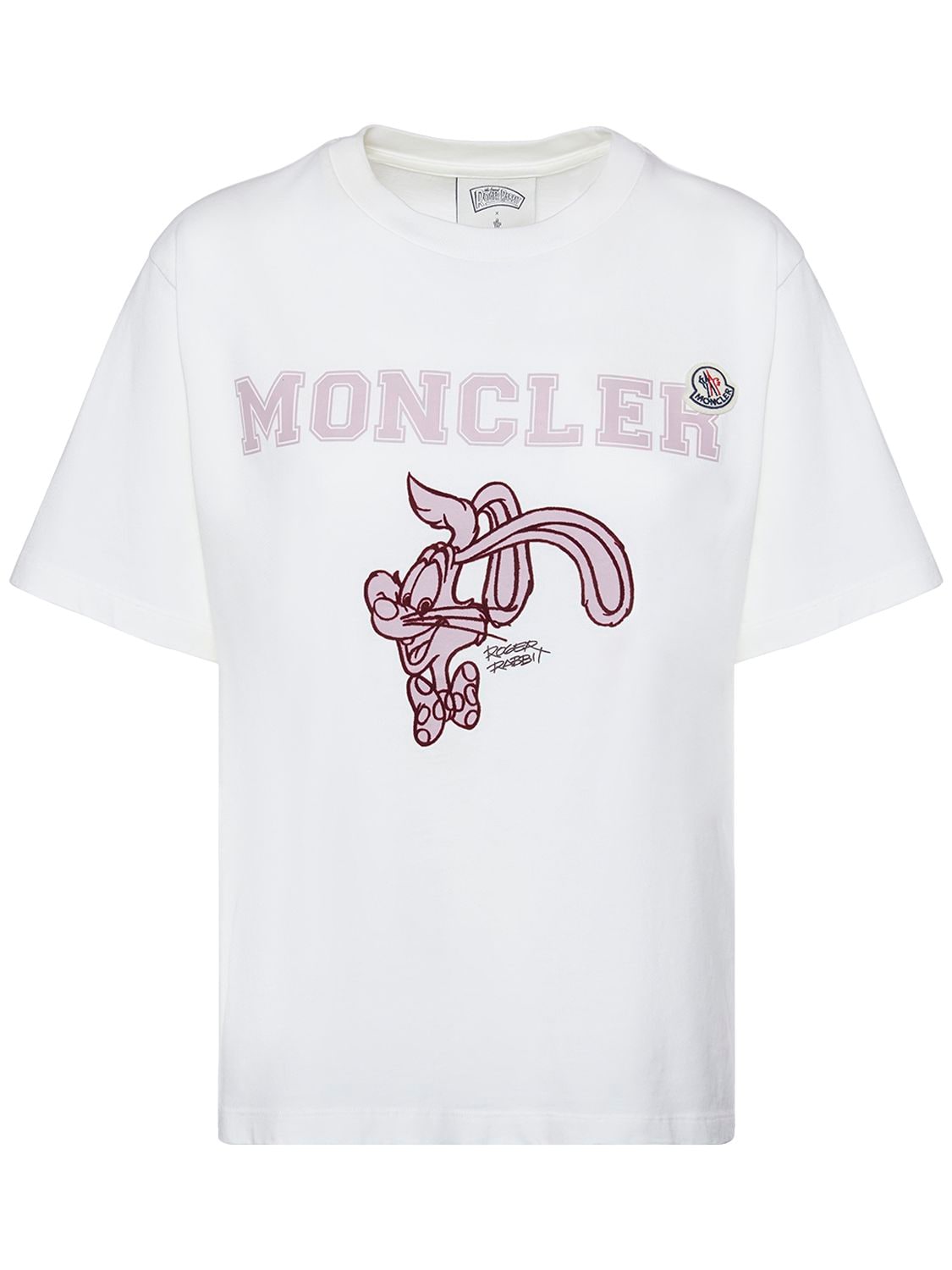 T-shirt Aus Baumwolle - MONCLER - Modalova