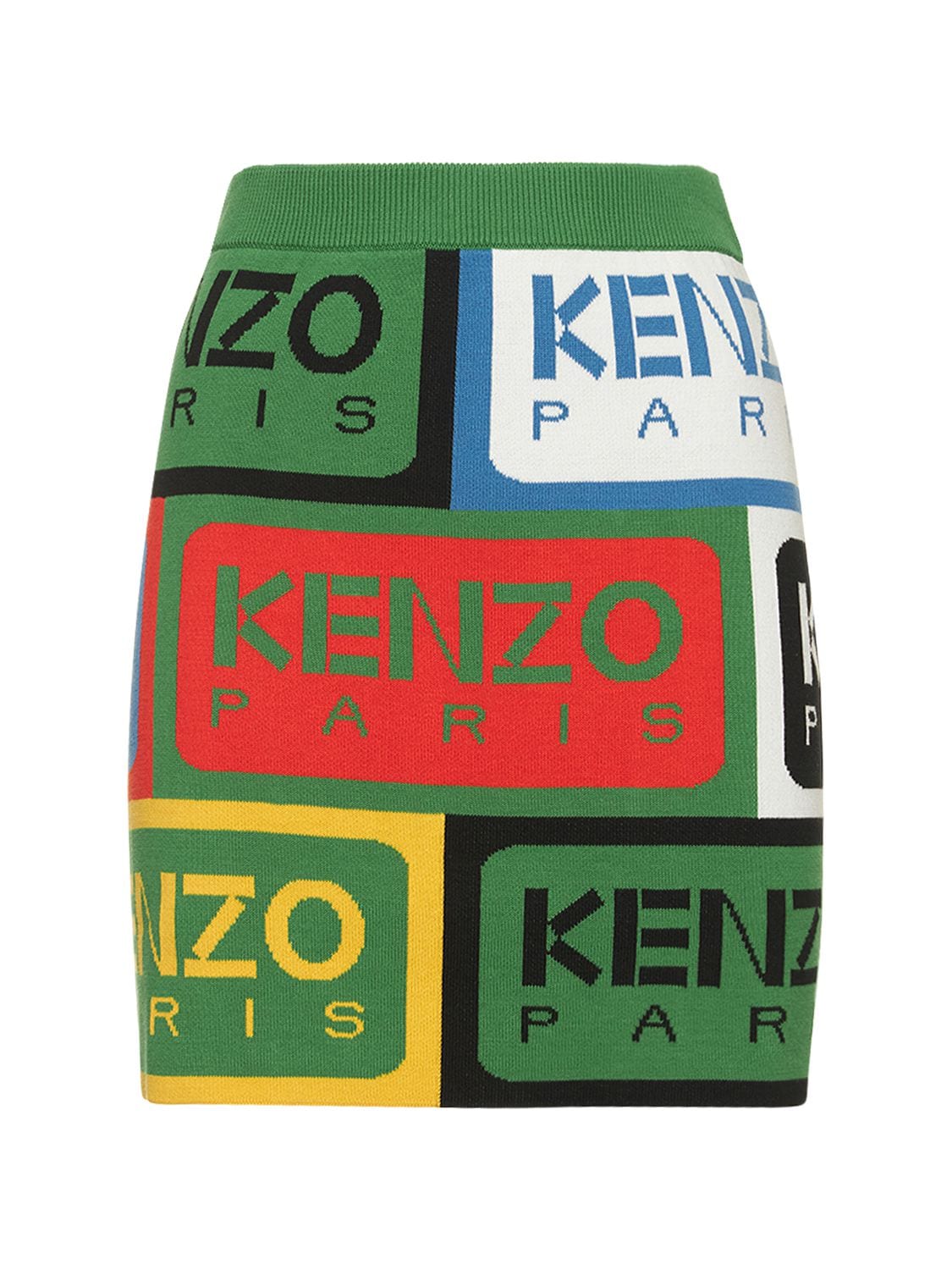 Minirock „kenzo Paris Label“ - KENZO PARIS - Modalova