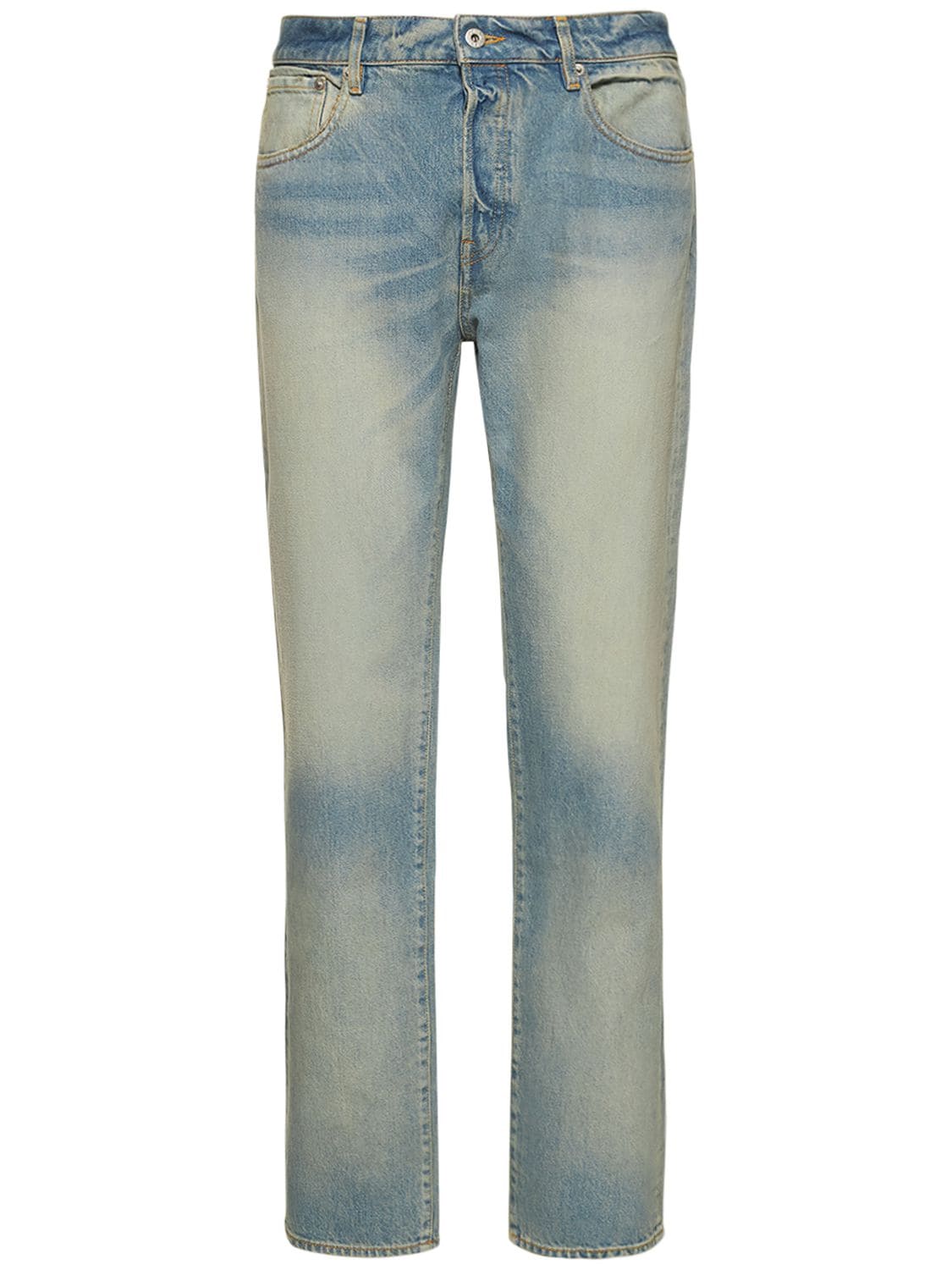 Jeans Slim Fit In Denim Di Cotone 18cm - KENZO PARIS - Modalova