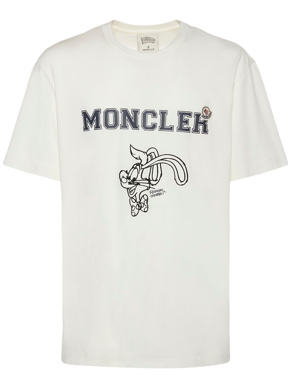 T-shirt Archivio In Jersey - MONCLER - Modalova