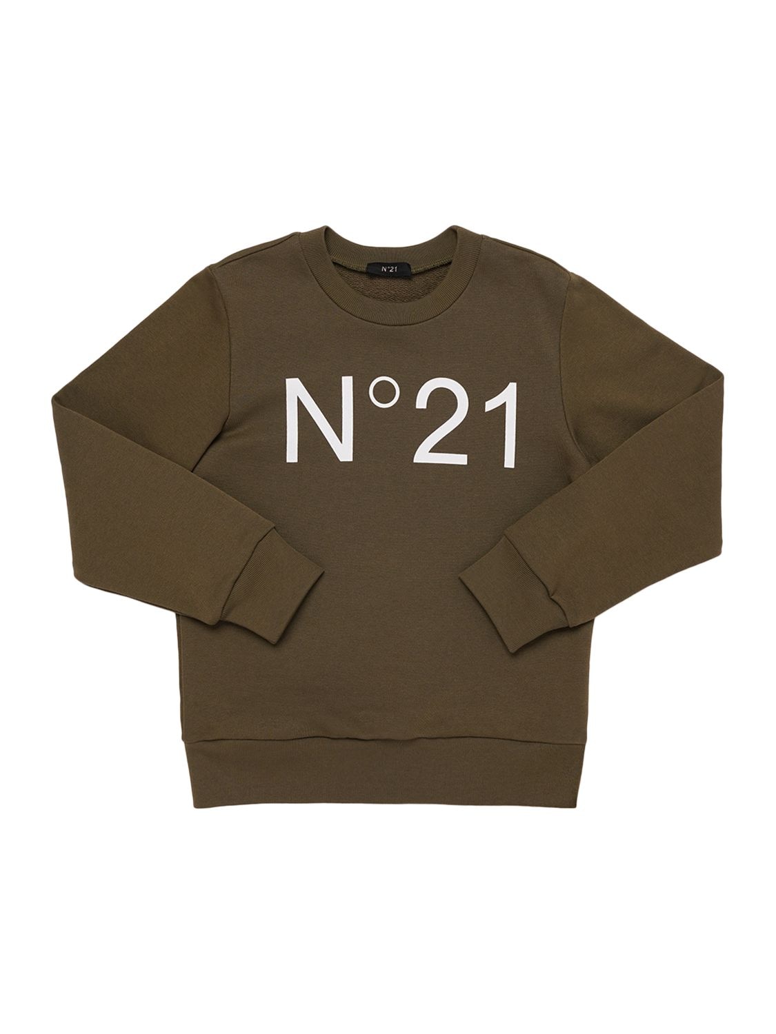 Sweatshirt Aus Baumwolle Mit Logodruck - N°21 - Modalova