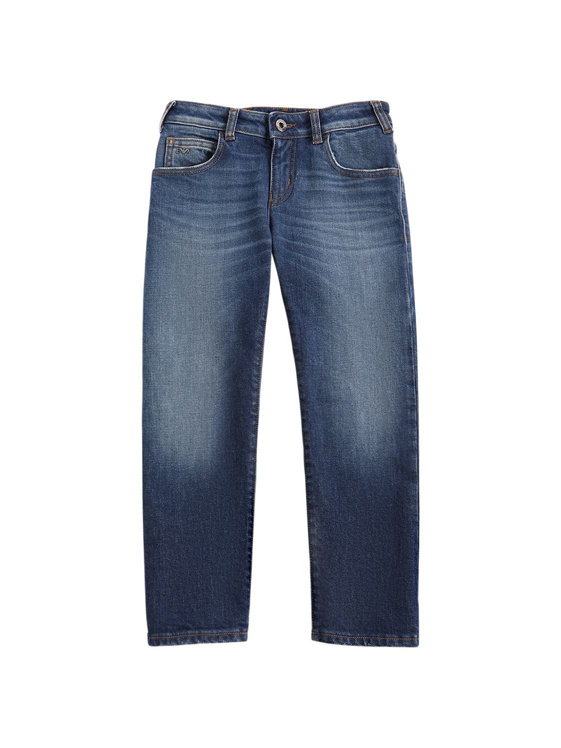 Verwaschene Stretch-jeans Aus Baumwolldenim - EMPORIO ARMANI - Modalova