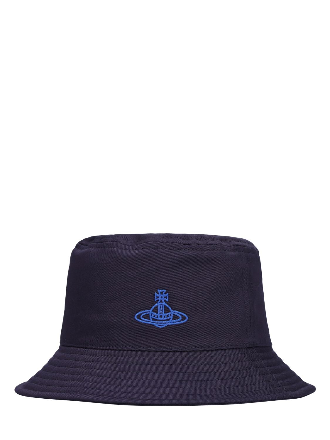 Cappello Bucket In Cotone Con Logo - VIVIENNE WESTWOOD - Modalova