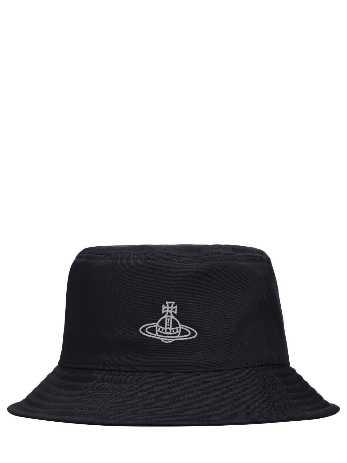 Cappello Bucket In Cotone Con Logo - VIVIENNE WESTWOOD - Modalova