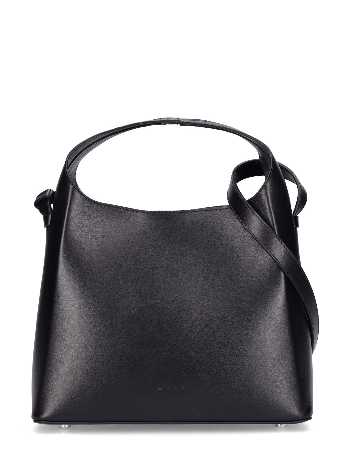 Mini Sac Smooth Leather Top Handle Bag - AESTHER EKME - Modalova