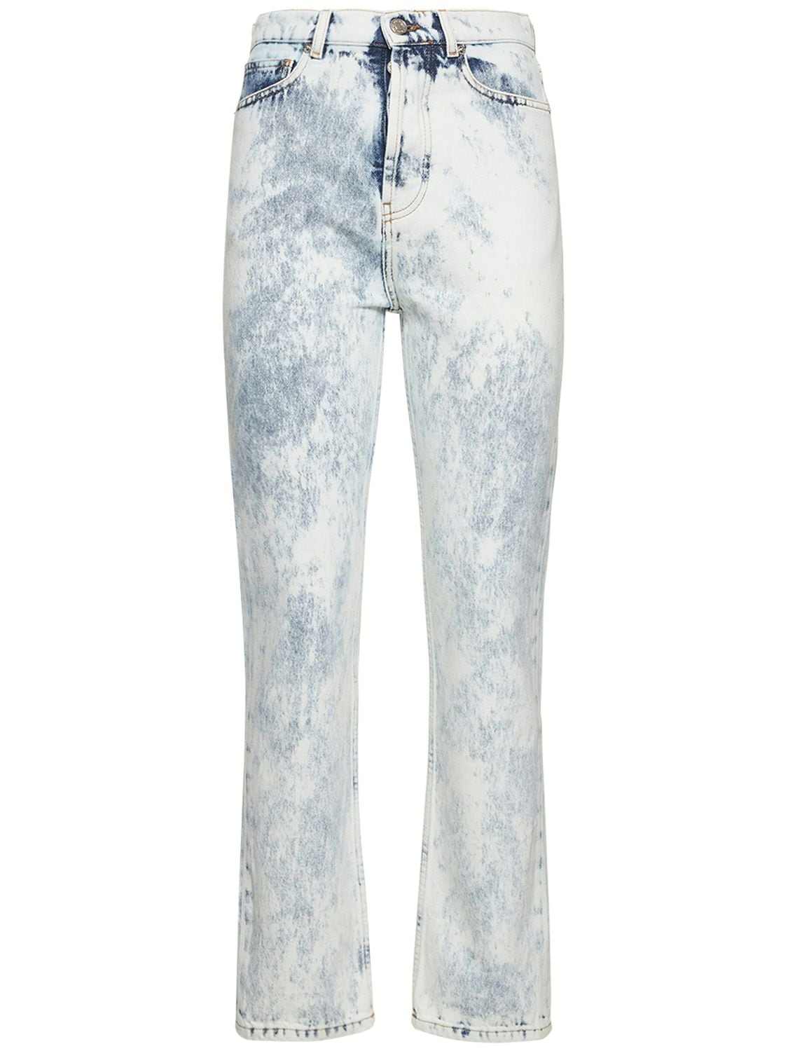 High Straight Wash Dyed Denim Jeans - ALEXANDRE VAUTHIER - Modalova