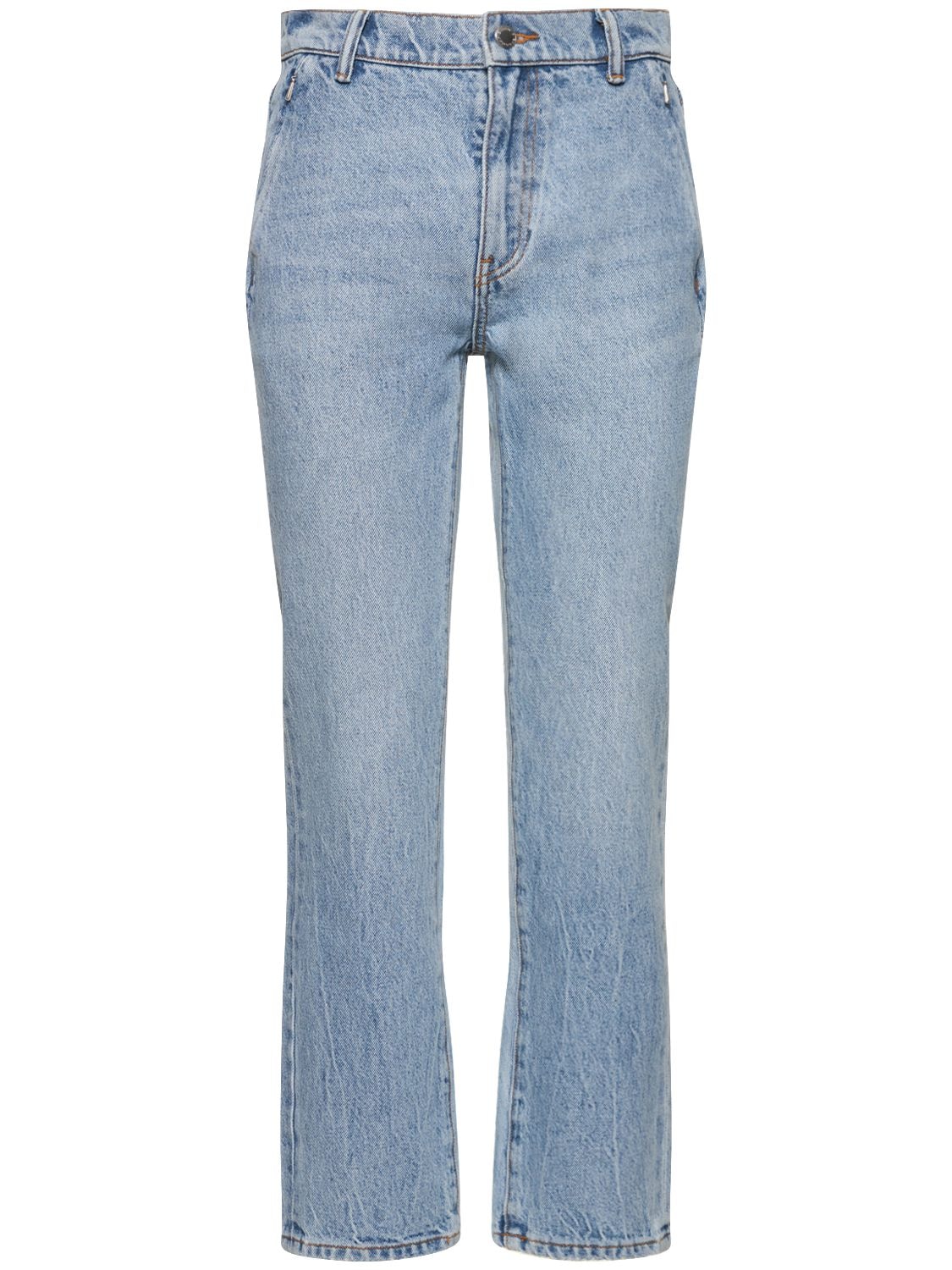 Mujer Jeans De Denim De Algodón Con Cintura Alta 24 - ALEXANDER WANG - Modalova
