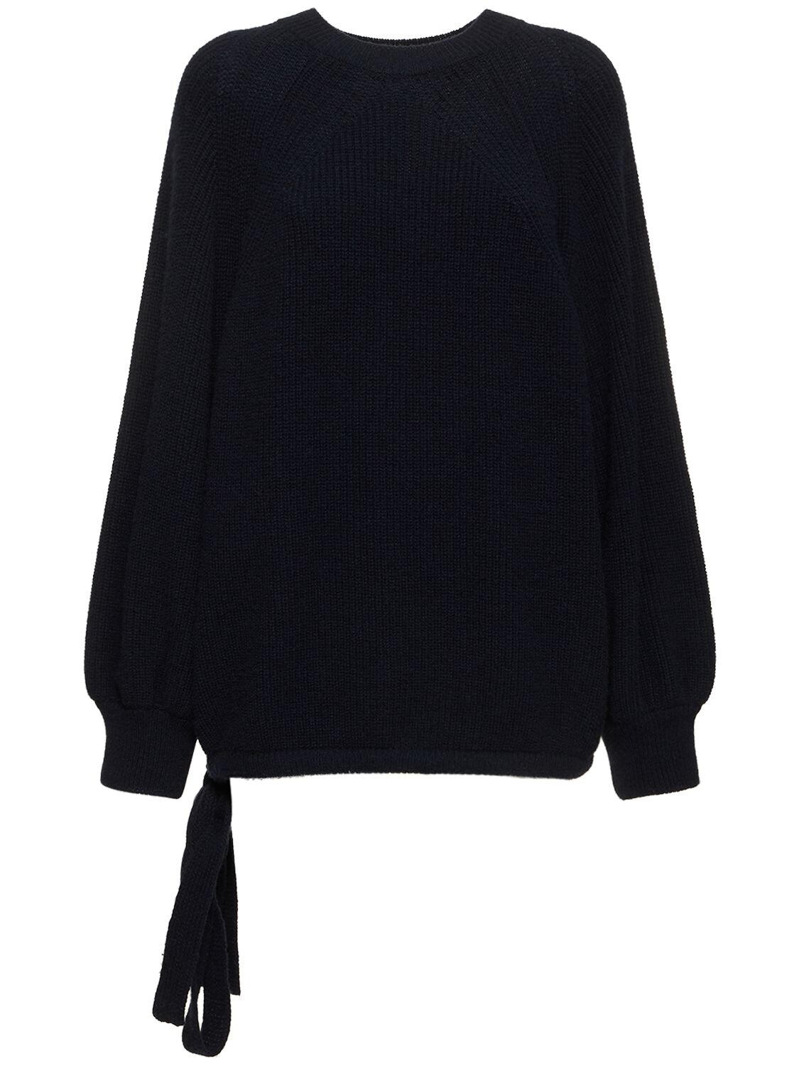 Oversized Wool & Cashmere Sweater - MSGM - Modalova