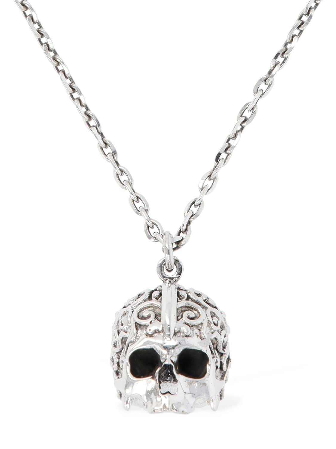 Large Arabesque Skull Charm Necklace - EMANUELE BICOCCHI - Modalova