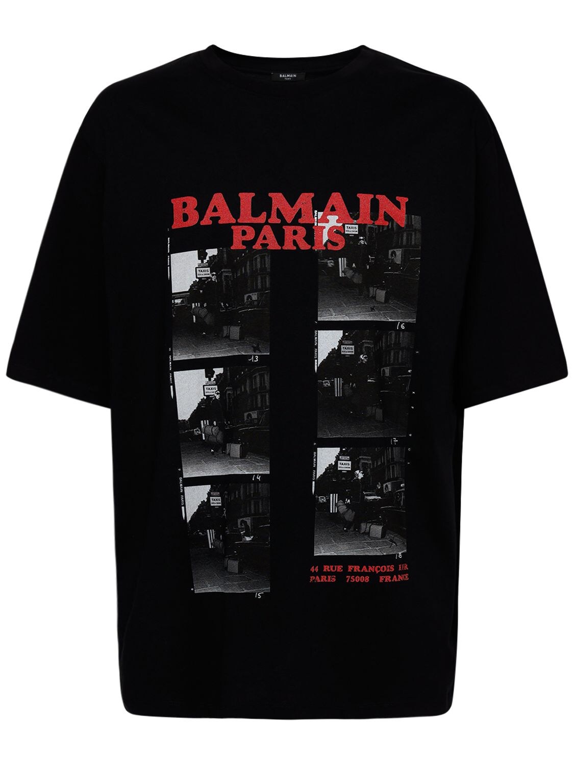 T-shirt Aus Baumwolle „ 44“ - BALMAIN - Modalova