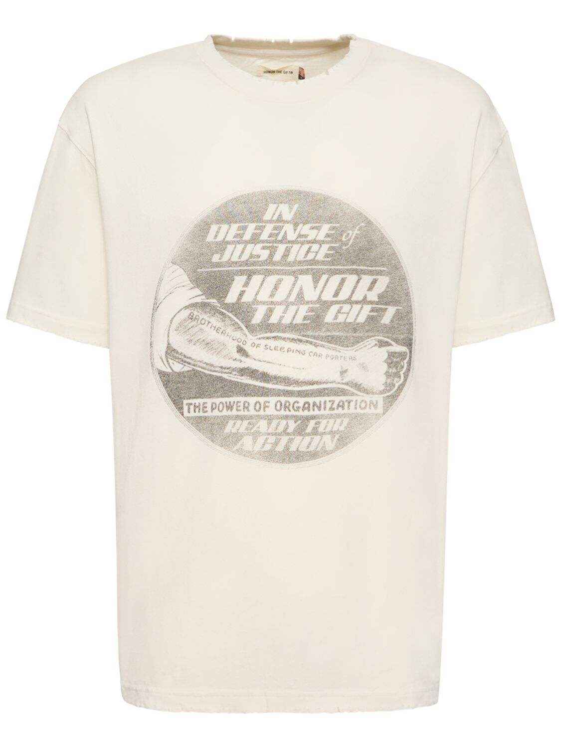 Ready For Action Cotton Jersey T-shirt - HONOR THE GIFT - Modalova