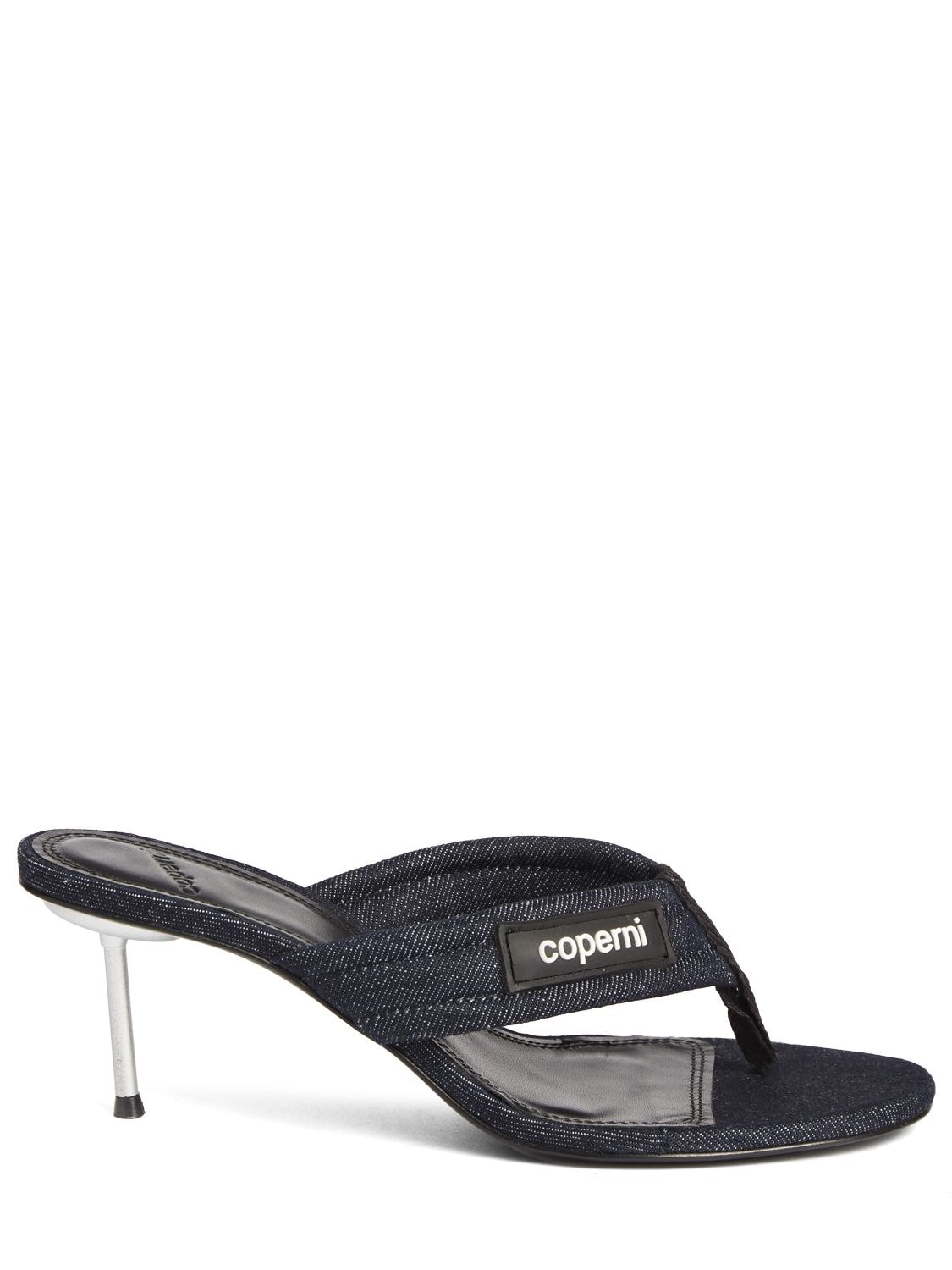 Mm Denim Branded Thong Sandal - COPERNI - Modalova