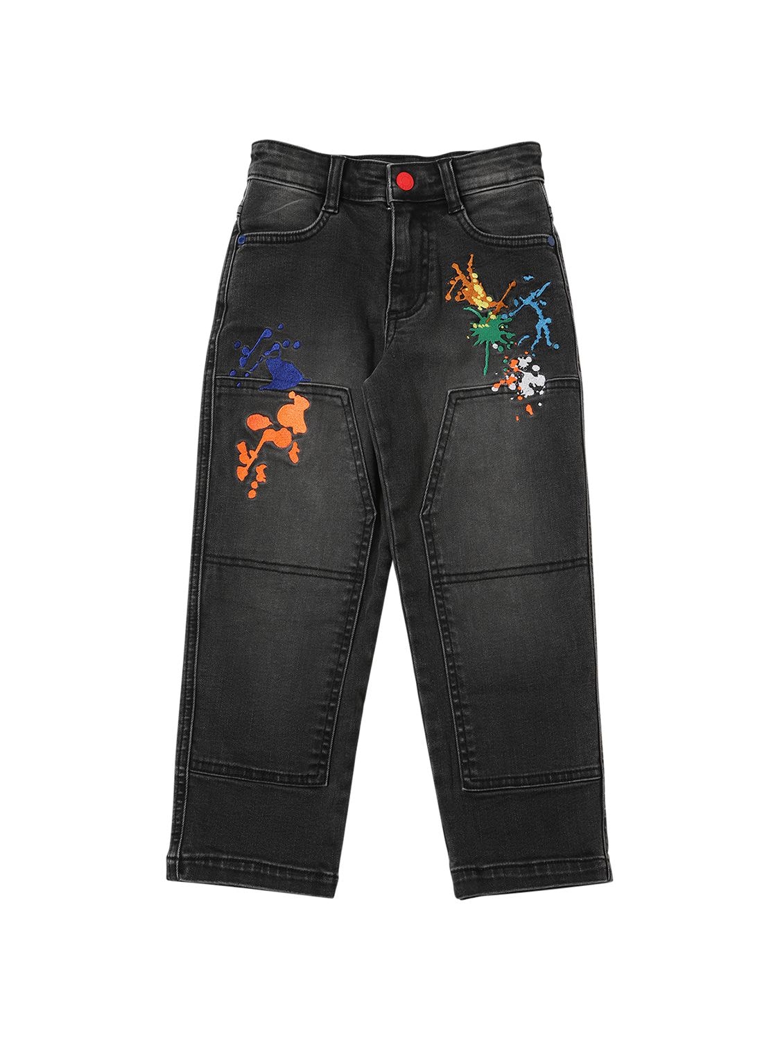 Embroidered Cotton Denim Jeans - MARC JACOBS - Modalova