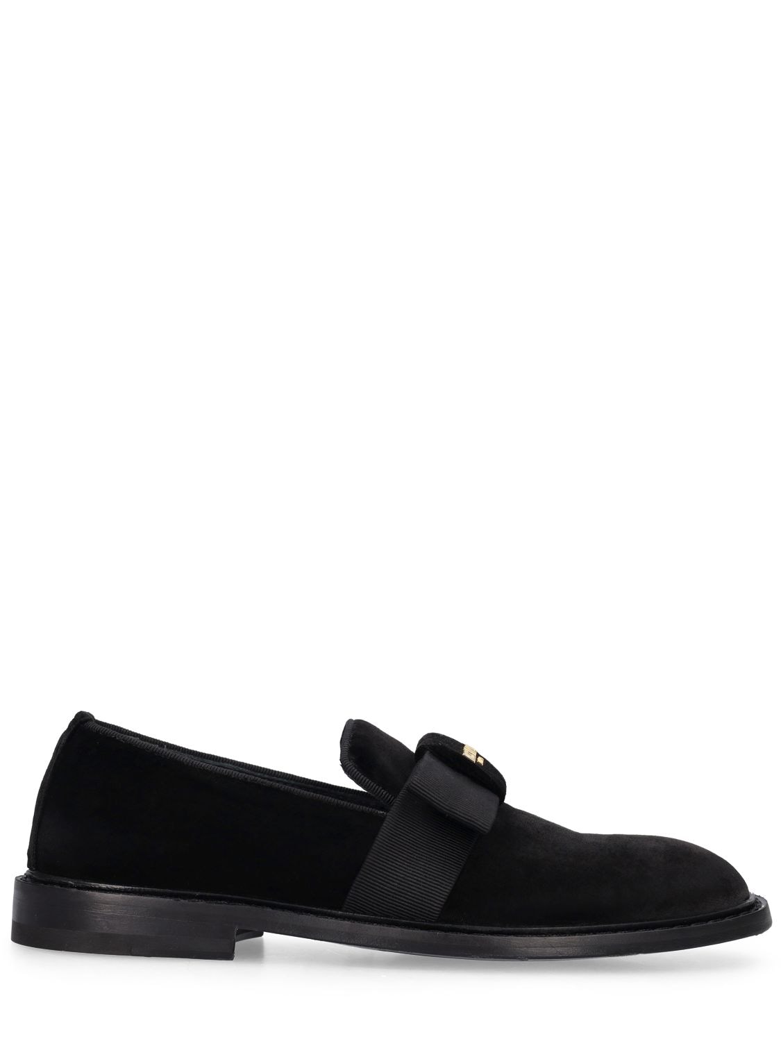 Mm Slippers Suede Loafers - MOSCHINO - Modalova
