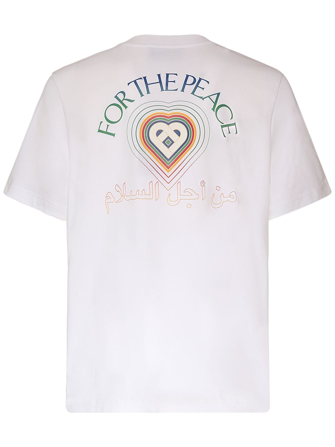 T-shirt For The Peace In Cotone Organico - CASABLANCA - Modalova