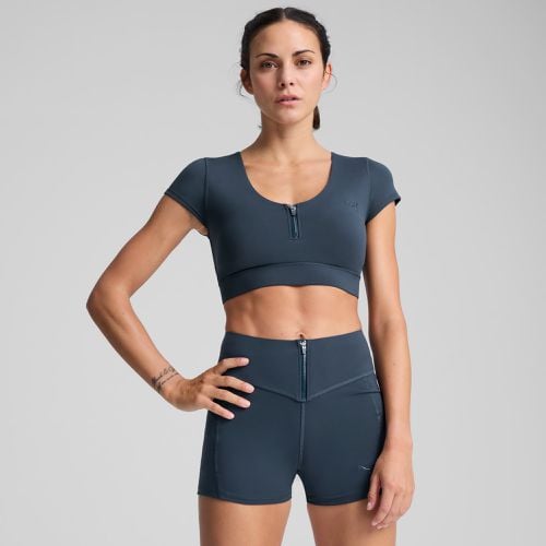 X PAMELA REIF Crop T-Shirt mit Reißverschluss Für Damen, , Größe: L, Kleidung - PUMA - Modalova