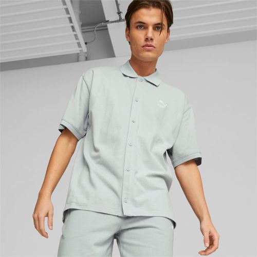 Classics Pique Shirt Men, Platinum Grey, size Large - PUMA - Modalova