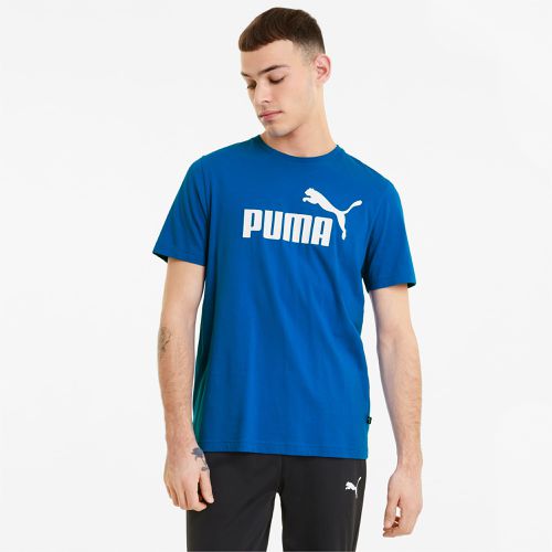 Essentials Logo Men's T-Shirt, Blue, size 3XL - PUMA - Modalova