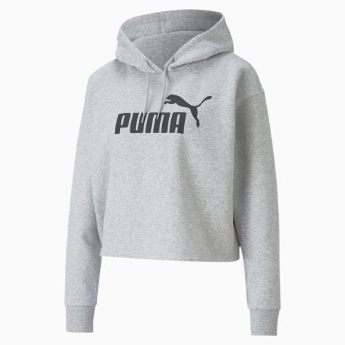 Felpa con cappuccio cropped con logo Essentials da, /Erica - PUMA - Modalova