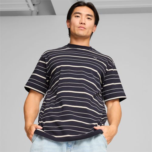 MMQ Striped T-Shirt Men, Dark Blue, size Large - PUMA - Modalova