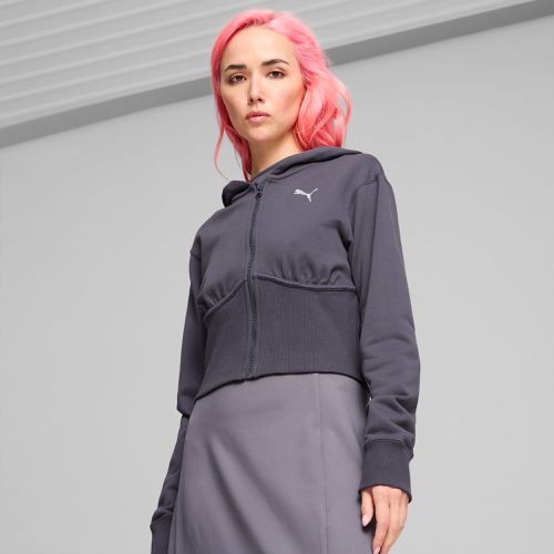 Dare To Cropped Hoodie Women, Galactic Grey, size 3XL - PUMA - Modalova