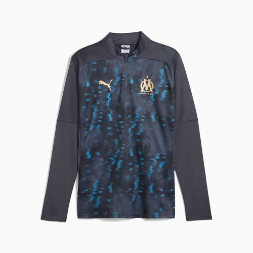 Maglia pre-partita con zip a quarti dell'Olympique de Marseille da, //Altro - PUMA - Modalova