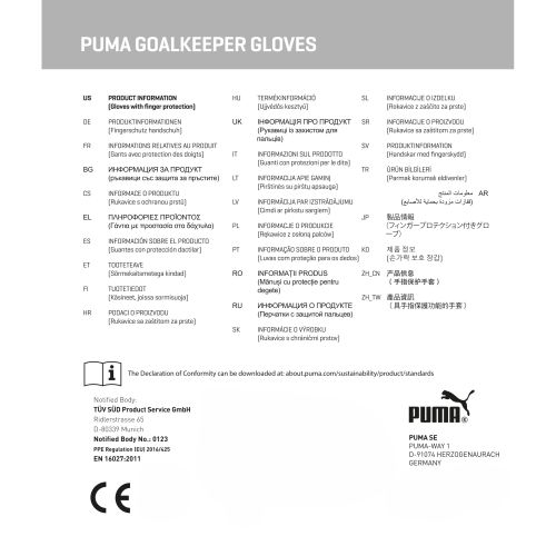 ULTRA MATCH PROTECT RC Torwarthandschuhe Teenager, Accessoires, Weiß, 6 - PUMA - Modalova