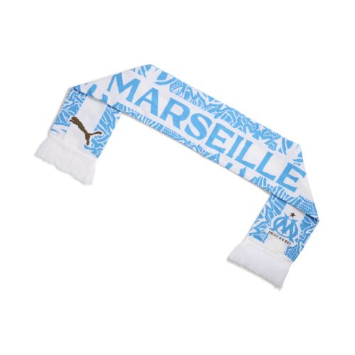 Olympique de Marseille Essentials Schal, Accessoires, Weiß, OSFA - PUMA - Modalova