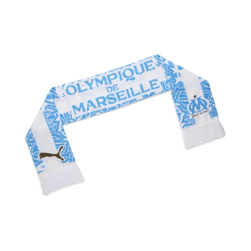Olympique de Marseille Essentials Schal, Accessoires, Weiß, OSFA - PUMA - Modalova