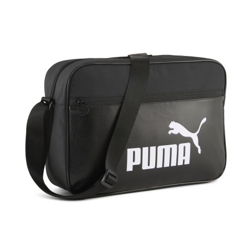 Bolsa de reportero Campus mediana 14,5 l, Accesoiros, Negro, OSFA - PUMA - Modalova