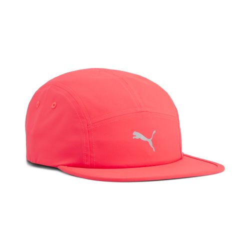 Essentials Running 5 Panel Cap in Red - PUMA - Modalova