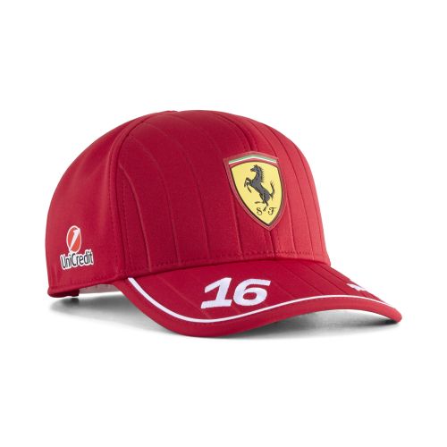 Cappellino da baseball Leclerc Scuderia Ferrari HP, Accessori, Rosso, OSFA - PUMA - Modalova