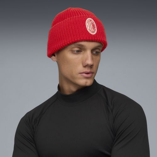 Gorro beanie AC Milan Essentials, Accesoiros, Rojo, OSFA - PUMA - Modalova