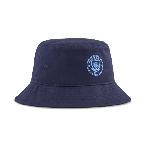 Manchester City Essentials Bucket Hat in Blue - PUMA - Modalova
