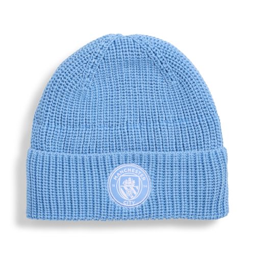 Manchester City Essentials Beanie Unisex in Blue - PUMA - Modalova
