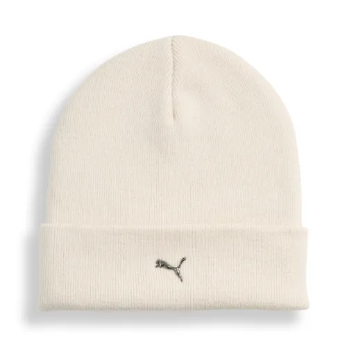 Metal CAT High Crown Beanie in White () - PUMA - Modalova