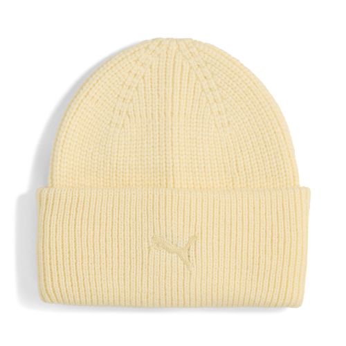 Wardrobe Essentials Chunky Mid Crown Beanie in Yellow () - PUMA - Modalova