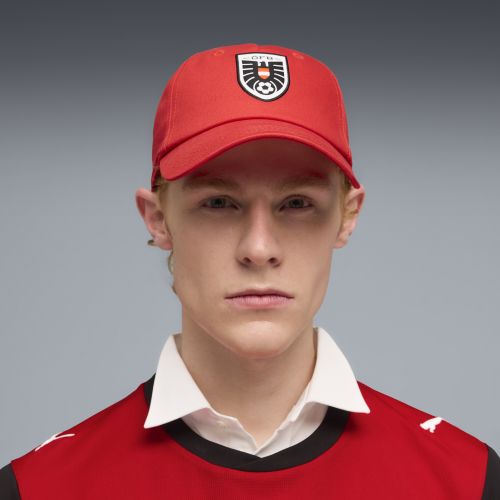 Gorra Austria Essentials, Accesoiros, Rojo, OSFA - PUMA - Modalova