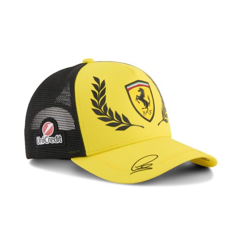 Scuderia Ferrari HP Replica UK Hamilton Trucker Cap in Yellow - PUMA - Modalova