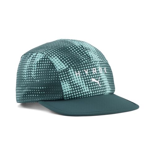 X HYROX Running 5-Panel Graphic Cap in Green - PUMA - Modalova