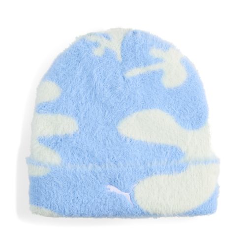 Brushed Printed Mid Crown Beanie in Blue - PUMA - Modalova