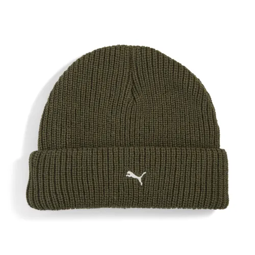 Select Essentials Low Crown Beanie in Green (/) - PUMA - Modalova