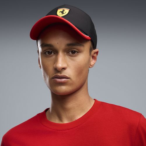 Cappellino stile trucker Scuderia Ferrari, Accessori, Nero, OSFA - PUMA - Modalova